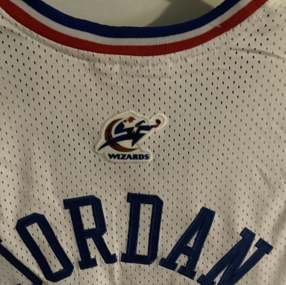 Michael Jordan 2003 NBA Throwback All Star Game Jersey Men XL Washington Wizards - Picture 14 of 14